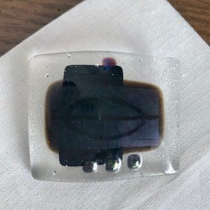 Handmade Glass Brooch